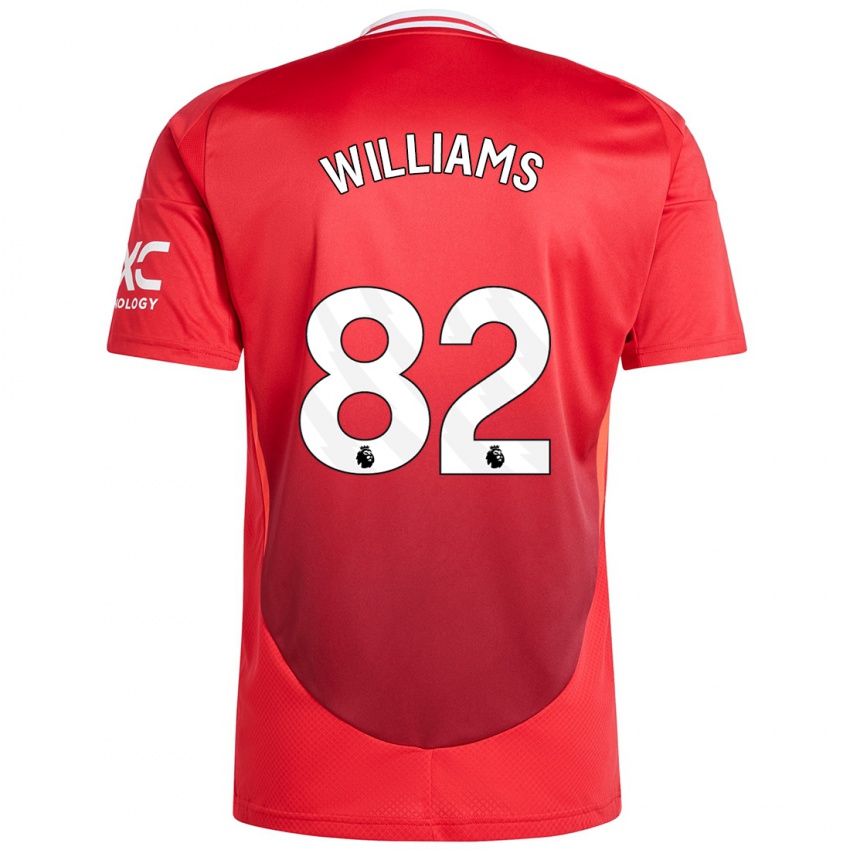 Kinder Ethan Williams #82 Hellrot Heimtrikot Trikot 2024/25 T-Shirt Schweiz