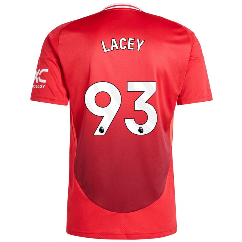 Kinder Shea Lacey #93 Hellrot Heimtrikot Trikot 2024/25 T-Shirt Schweiz