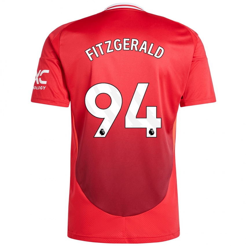 Kinder Jayce Fitzgerald #94 Hellrot Heimtrikot Trikot 2024/25 T-Shirt Schweiz