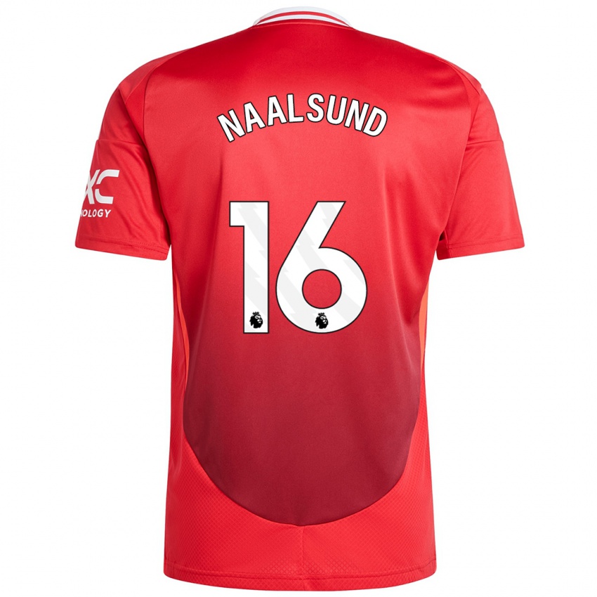 Kinder Lisa Naalsund #16 Hellrot Heimtrikot Trikot 2024/25 T-Shirt Schweiz