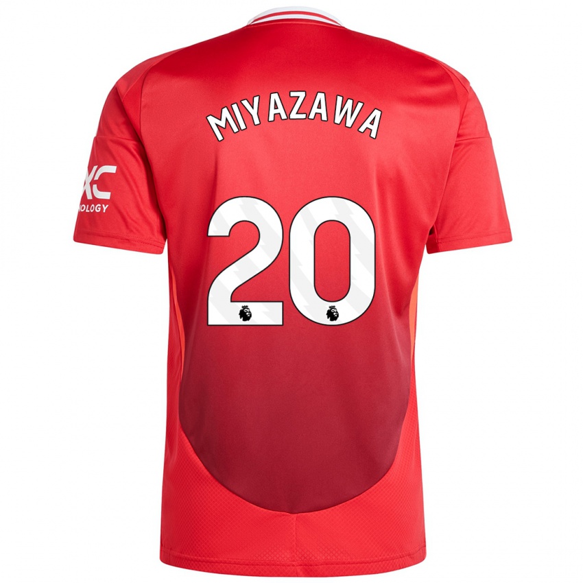 Kinder Hinata Miyazawa #20 Hellrot Heimtrikot Trikot 2024/25 T-Shirt Schweiz