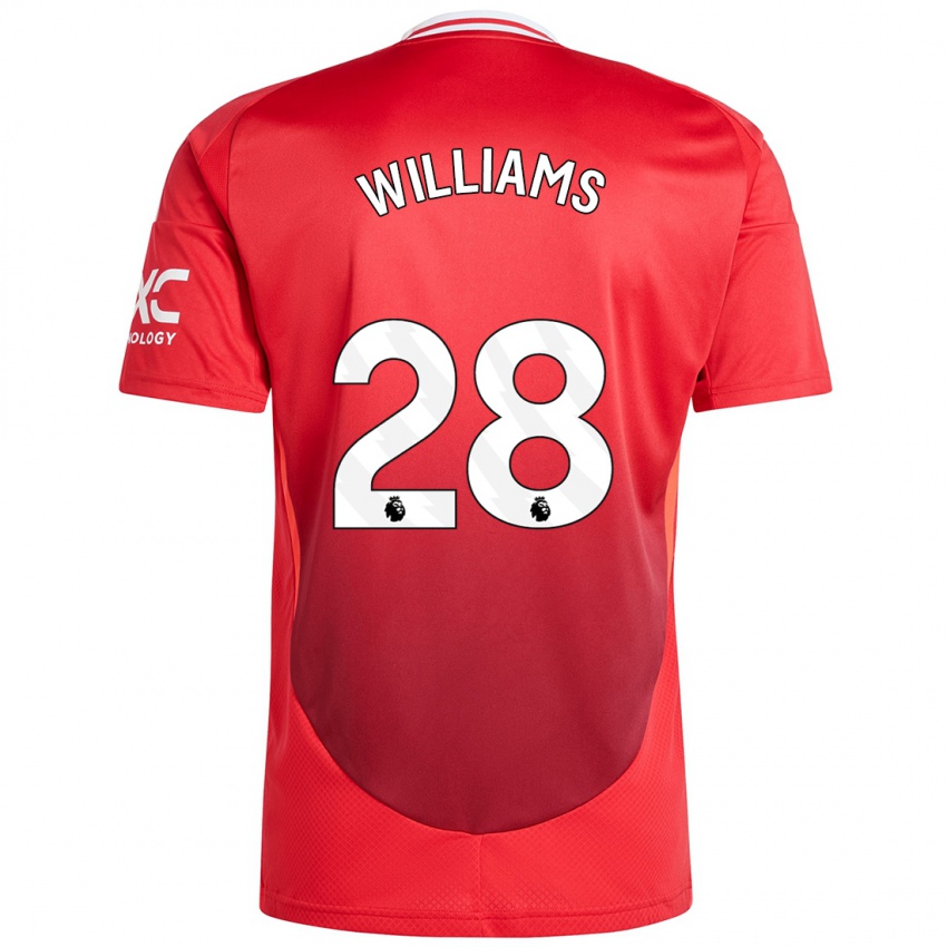 Kinder Rachel Williams #28 Hellrot Heimtrikot Trikot 2024/25 T-Shirt Schweiz