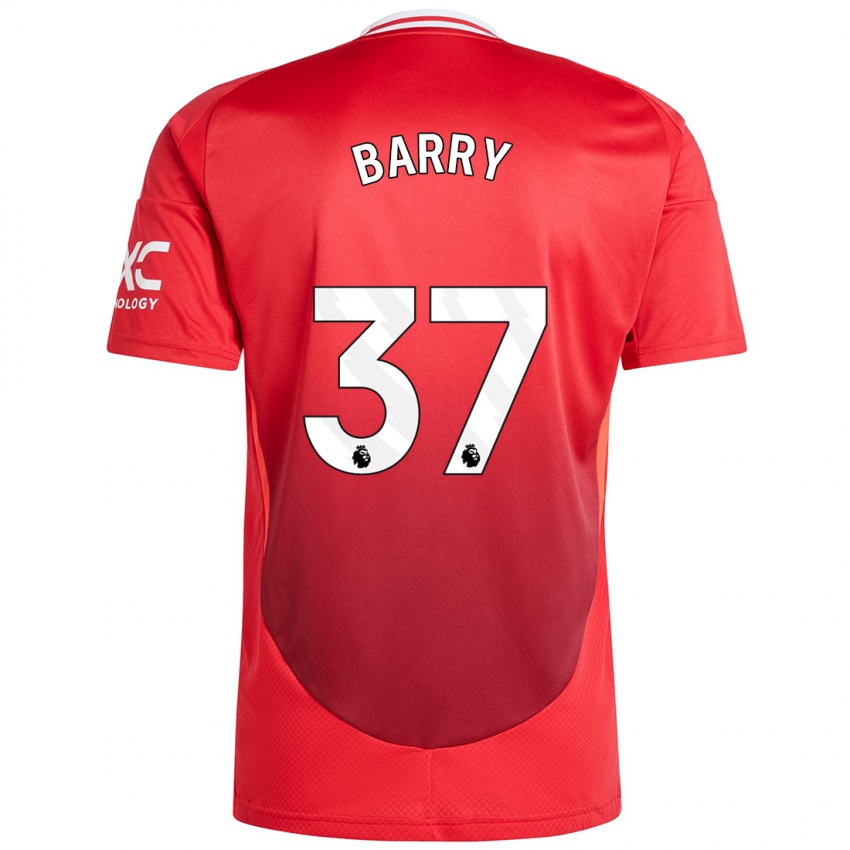 Kinder Keira Barry #37 Hellrot Heimtrikot Trikot 2024/25 T-Shirt Schweiz