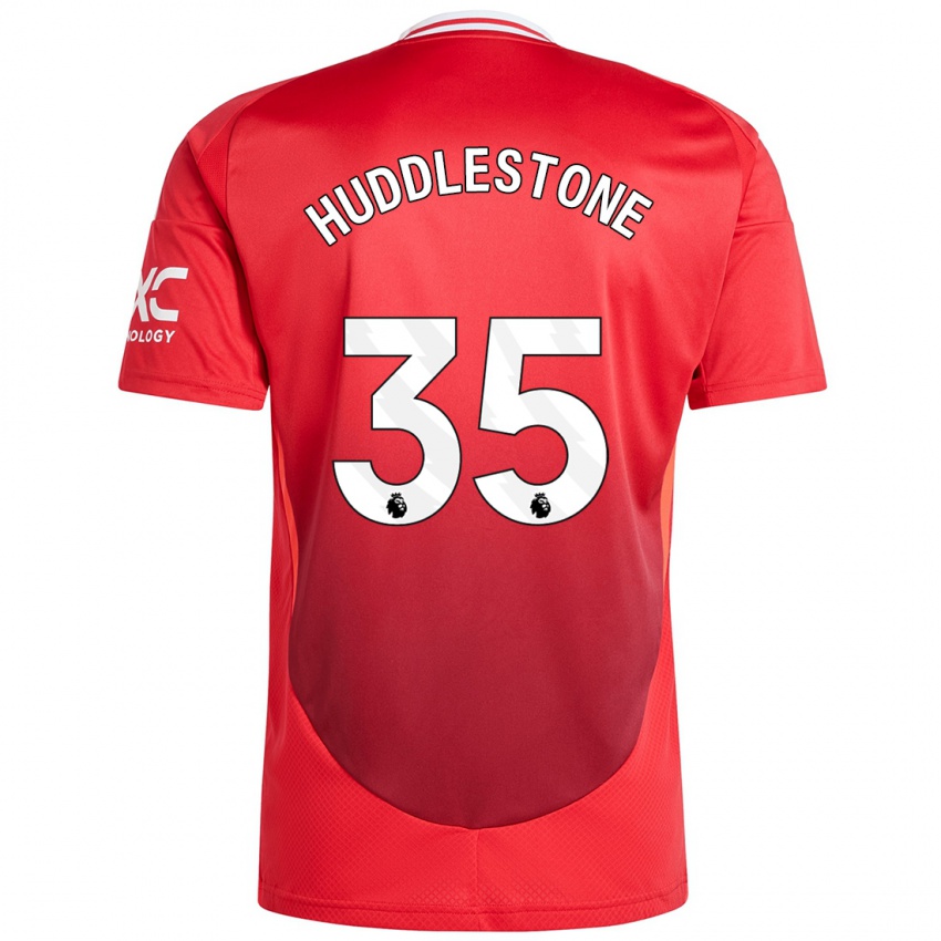 Kinder Tom Huddlestone #35 Hellrot Heimtrikot Trikot 2024/25 T-Shirt Schweiz