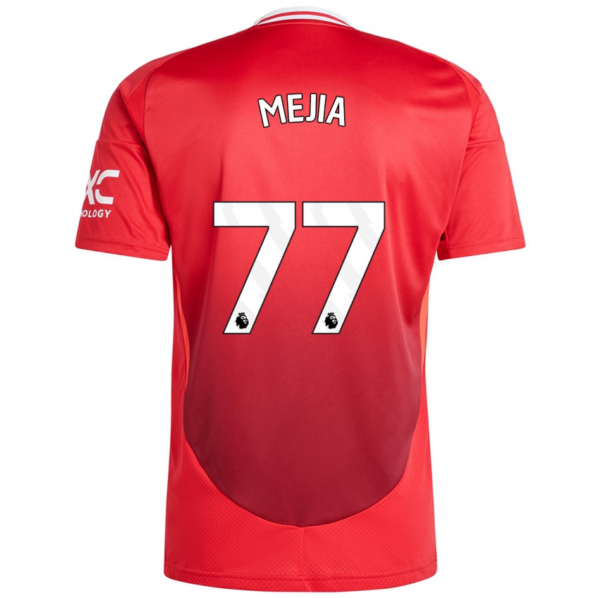 Kinder Mateo Mejia #77 Hellrot Heimtrikot Trikot 2024/25 T-Shirt Schweiz