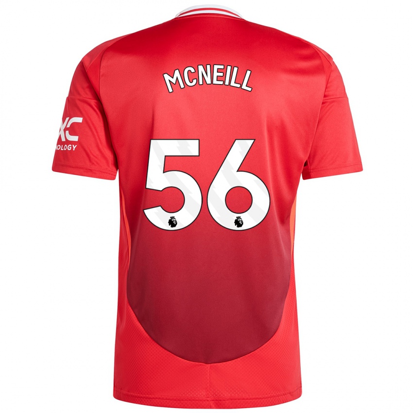 Kinder Charlie Mcneill #56 Hellrot Heimtrikot Trikot 2024/25 T-Shirt Schweiz