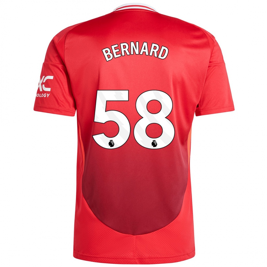 Kinder Bernard #58 Hellrot Heimtrikot Trikot 2024/25 T-Shirt Schweiz