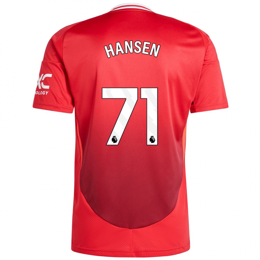 Kinder Isak Hansen-Aaroen #71 Hellrot Heimtrikot Trikot 2024/25 T-Shirt Schweiz