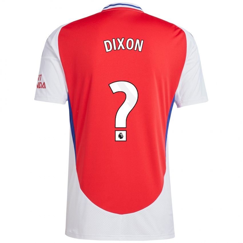 Enfant Maillot Danny Dixon #0 Rouge Blanc Tenues Domicile 2024/25 T-Shirt Suisse