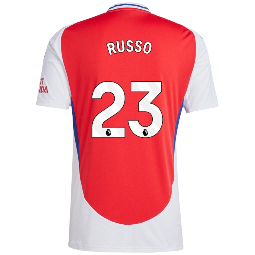 Kinder Alessia Russo #23 Rot Weiß Heimtrikot Trikot 2024/25 T-Shirt Schweiz