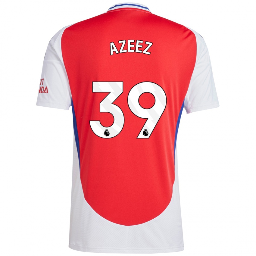 Kinder Miguel Azeez #39 Rot Weiß Heimtrikot Trikot 2024/25 T-Shirt Schweiz