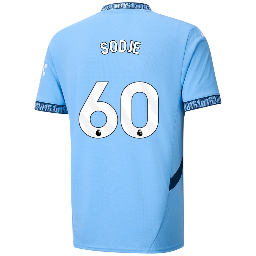 Kinder Tai Sodje #60 Marineblau Heimtrikot Trikot 2024/25 T-Shirt Schweiz