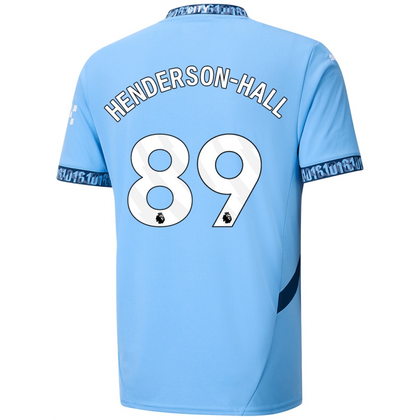 Kinder Matty Henderson-Hall #89 Marineblau Heimtrikot Trikot 2024/25 T-Shirt Schweiz