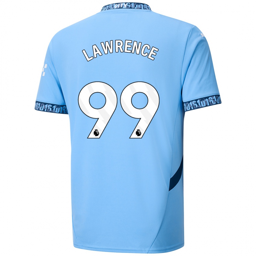 Kinder Emilio Lawrence #99 Marineblau Heimtrikot Trikot 2024/25 T-Shirt Schweiz