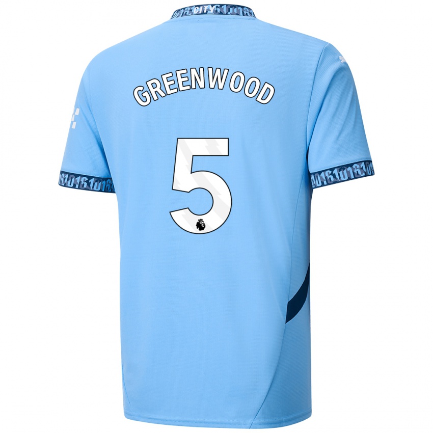 Kinder Alex Greenwood #5 Marineblau Heimtrikot Trikot 2024/25 T-Shirt Schweiz