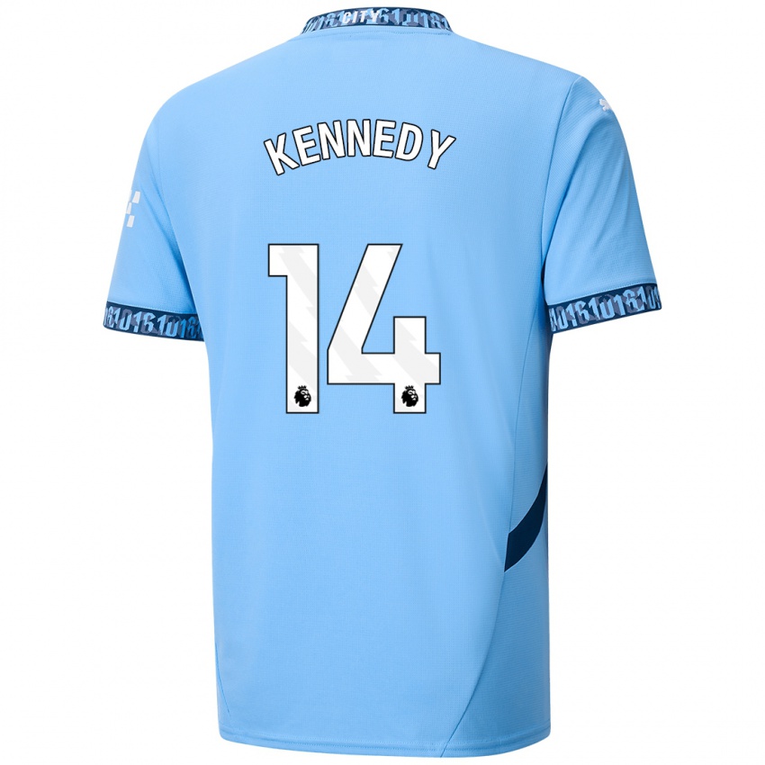 Kinder Alanna Kennedy #14 Marineblau Heimtrikot Trikot 2024/25 T-Shirt Schweiz