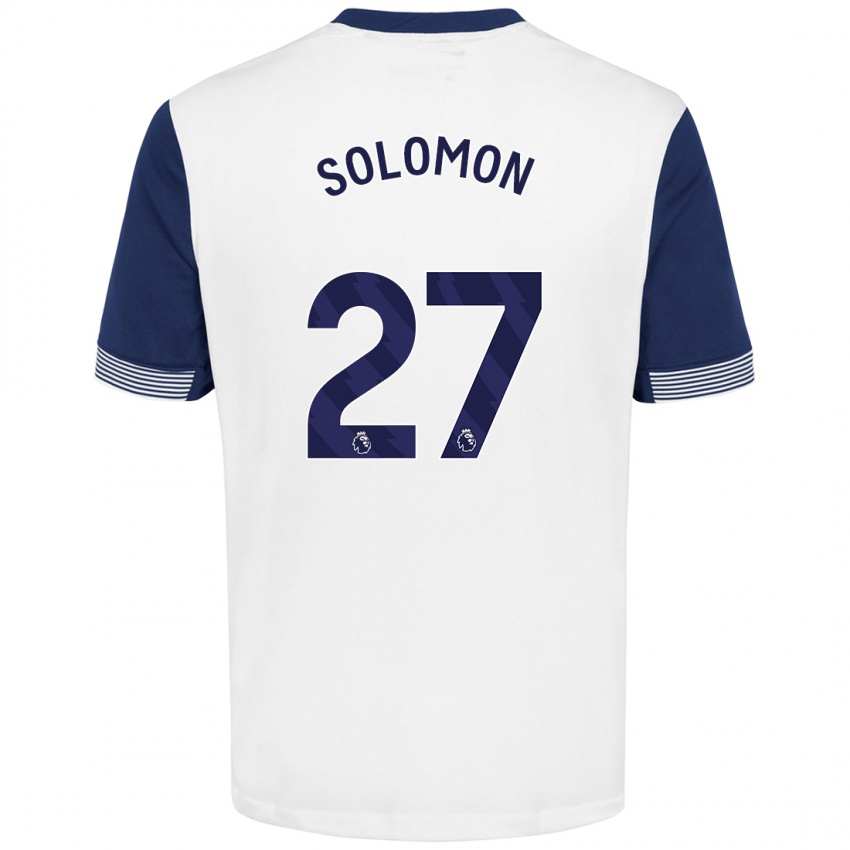 Kinder Manor Solomon #27 Weiß Blau Heimtrikot Trikot 2024/25 T-Shirt Schweiz