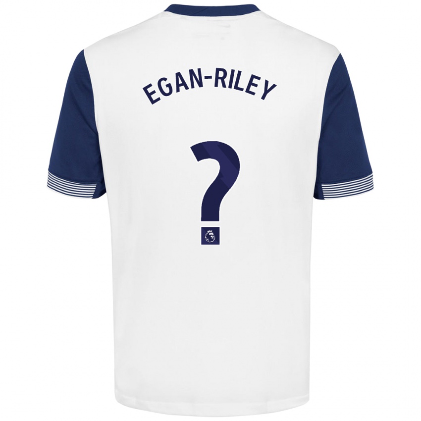 Kinder Roman Egan-Riley #0 Weiß Blau Heimtrikot Trikot 2024/25 T-Shirt Schweiz