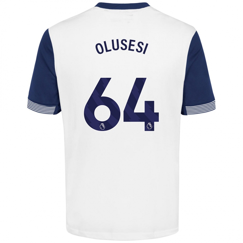 Kinder Callum Olusesi #64 Weiß Blau Heimtrikot Trikot 2024/25 T-Shirt Schweiz