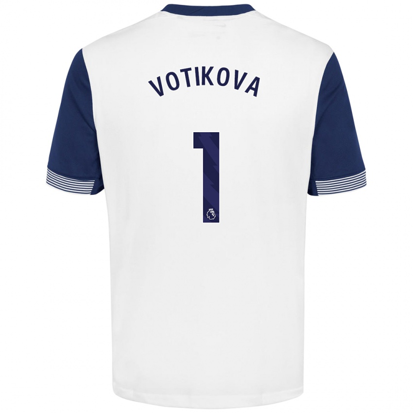 Kinder Barbora Votíková #1 Weiß Blau Heimtrikot Trikot 2024/25 T-Shirt Schweiz