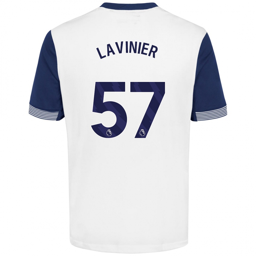 Kinder Marcel Lavinier #57 Weiß Blau Heimtrikot Trikot 2024/25 T-Shirt Schweiz