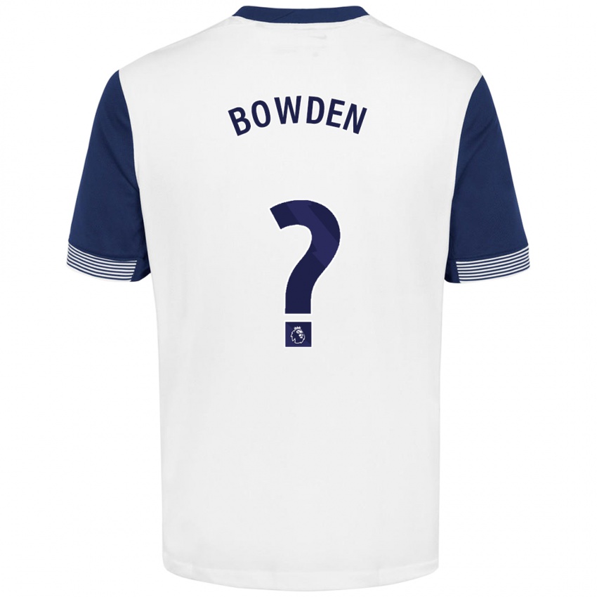 Kinder Jamie Bowden #0 Weiß Blau Heimtrikot Trikot 2024/25 T-Shirt Schweiz