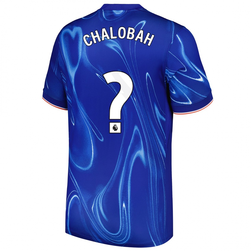 Kinder Trevoh Chalobah #0 Blau Weiß Heimtrikot Trikot 2024/25 T-Shirt Schweiz