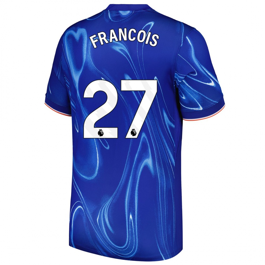 Kinder Oriane Jean-François #27 Blau Weiß Heimtrikot Trikot 2024/25 T-Shirt Schweiz