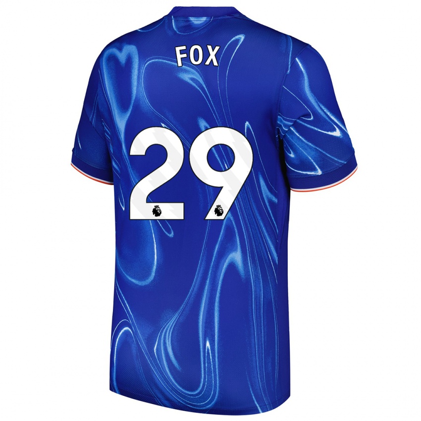 Kinder Jorja Fox #29 Blau Weiß Heimtrikot Trikot 2024/25 T-Shirt Schweiz