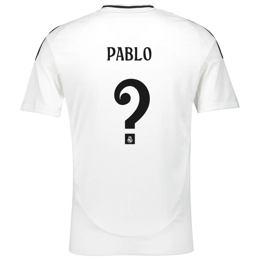 Kinder Pablo Ramón #0 Weiß Heimtrikot Trikot 2024/25 T-Shirt Schweiz