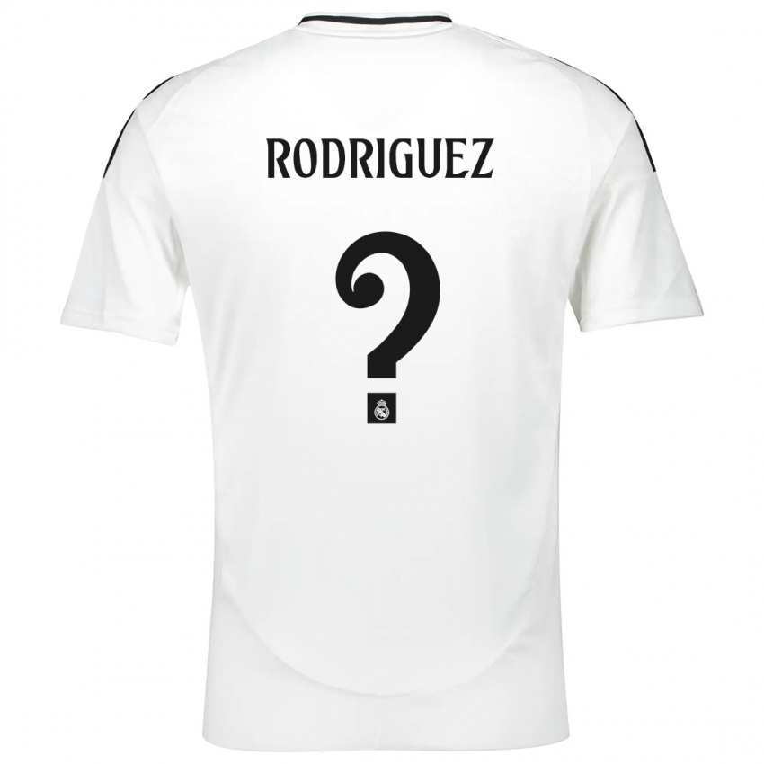 Kinder Alvaro Rodriguez #0 Weiß Heimtrikot Trikot 2024/25 T-Shirt Schweiz