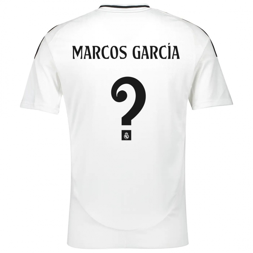 Kinder Marcos García #0 Weiß Heimtrikot Trikot 2024/25 T-Shirt Schweiz