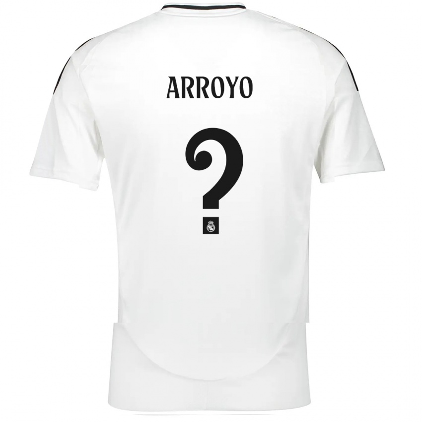 Kinder Diego Arroyo #0 Weiß Heimtrikot Trikot 2024/25 T-Shirt Schweiz