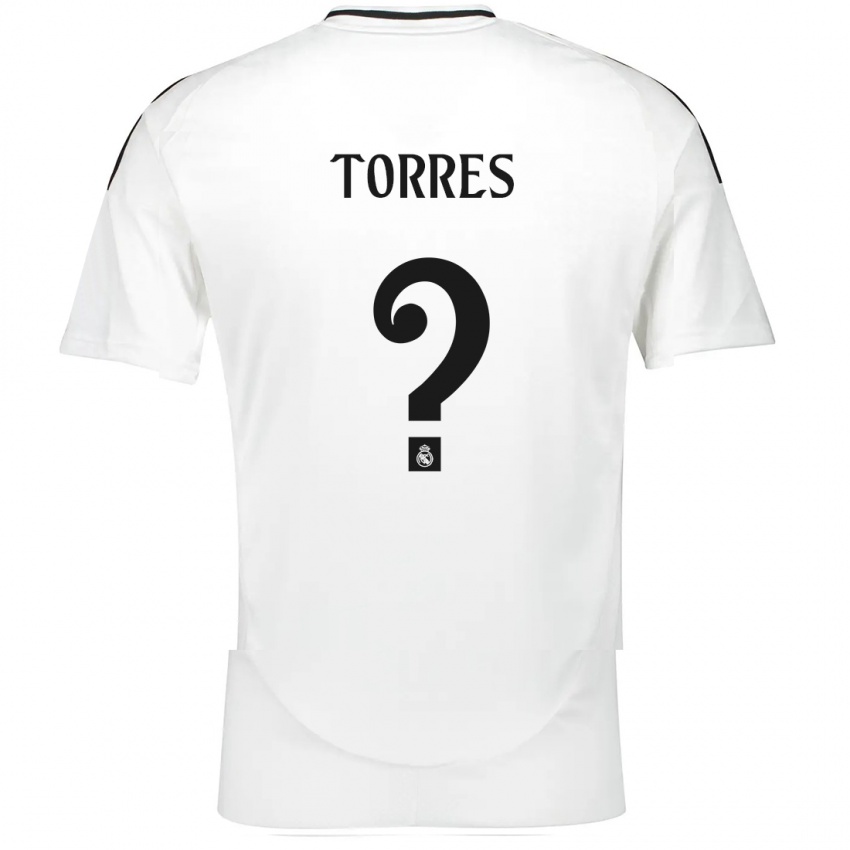 Kinder Roi Torres #0 Weiß Heimtrikot Trikot 2024/25 T-Shirt Schweiz