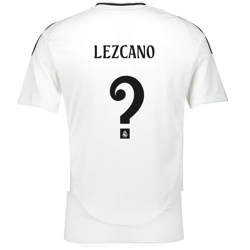 Kinder Álvaro Lezcano #0 Weiß Heimtrikot Trikot 2024/25 T-Shirt Schweiz