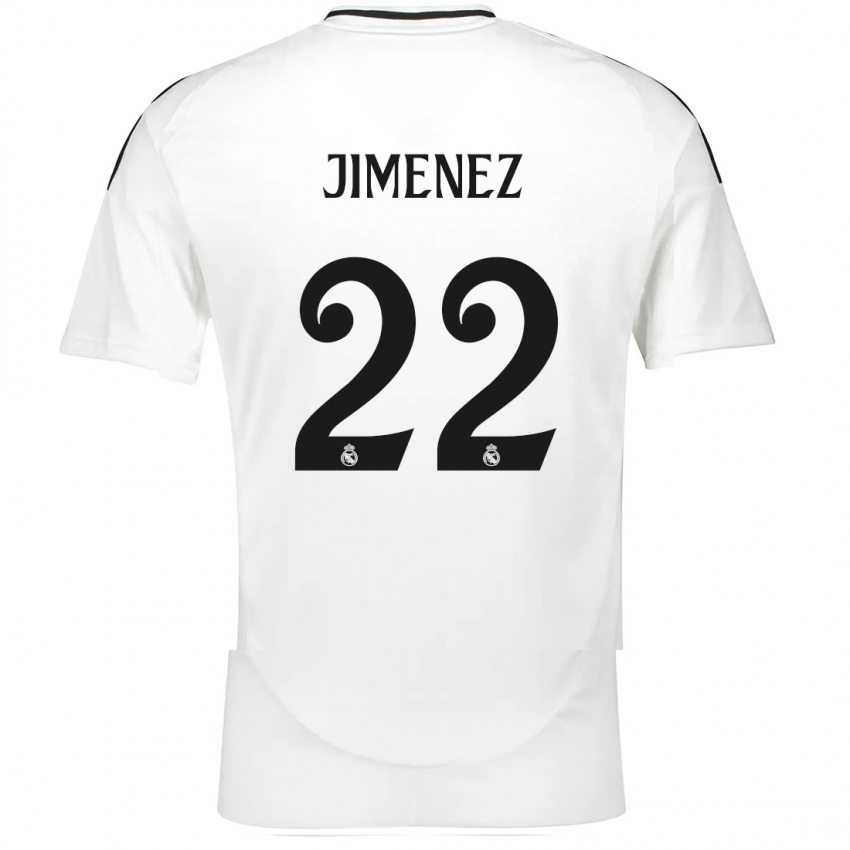 Kinder David Jimenez #22 Weiß Heimtrikot Trikot 2024/25 T-Shirt Schweiz