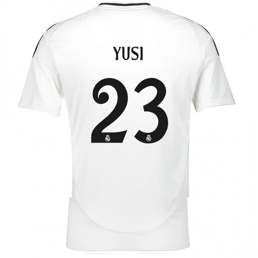 Kinder Yusi #23 Weiß Heimtrikot Trikot 2024/25 T-Shirt Schweiz