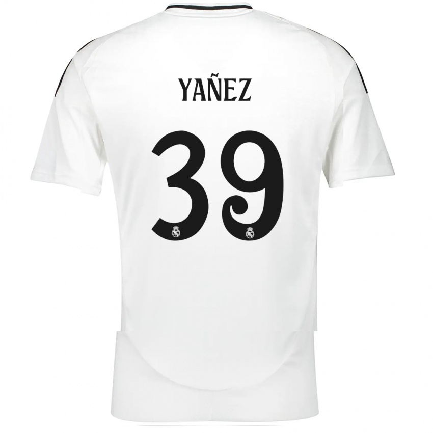 Kinder Daniel Yañez #39 Weiß Heimtrikot Trikot 2024/25 T-Shirt Schweiz