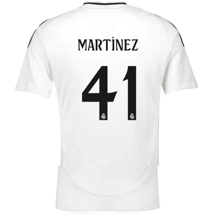 Kinder Joan Martínez #41 Weiß Heimtrikot Trikot 2024/25 T-Shirt Schweiz