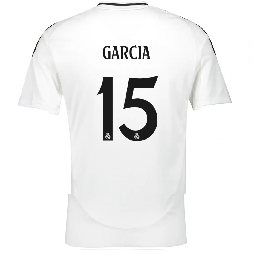 Kinder Sheila García #15 Weiß Heimtrikot Trikot 2024/25 T-Shirt Schweiz