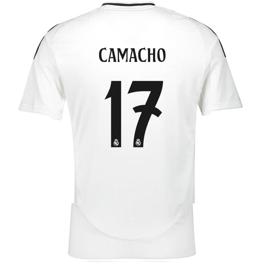 Kinder Carla Camacho #17 Weiß Heimtrikot Trikot 2024/25 T-Shirt Schweiz