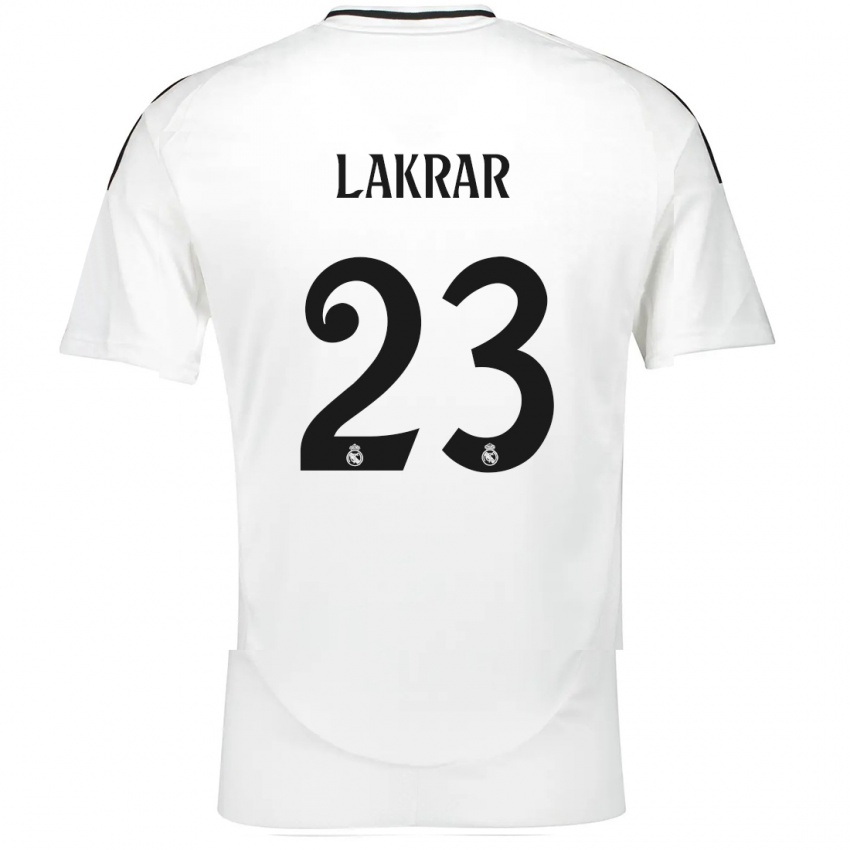 Kinder Maëlle Lakrar #23 Weiß Heimtrikot Trikot 2024/25 T-Shirt Schweiz