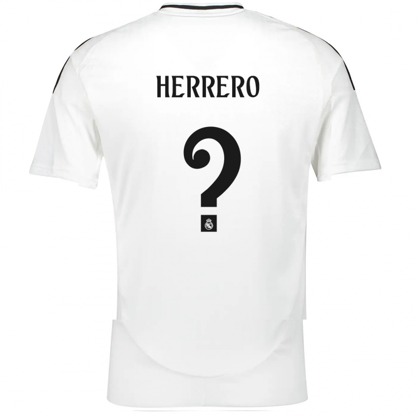 Kinder Enrique Herrero #0 Weiß Heimtrikot Trikot 2024/25 T-Shirt Schweiz