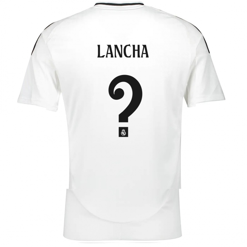 Kinder Yeray Lancha #0 Weiß Heimtrikot Trikot 2024/25 T-Shirt Schweiz