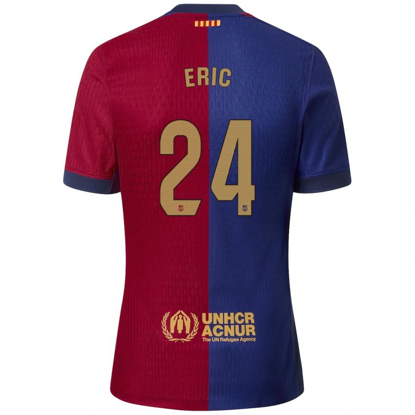 Enfant Maillot Eric Garcia #24 Bleu Rouge Tenues Domicile 2024/25 T-Shirt Suisse