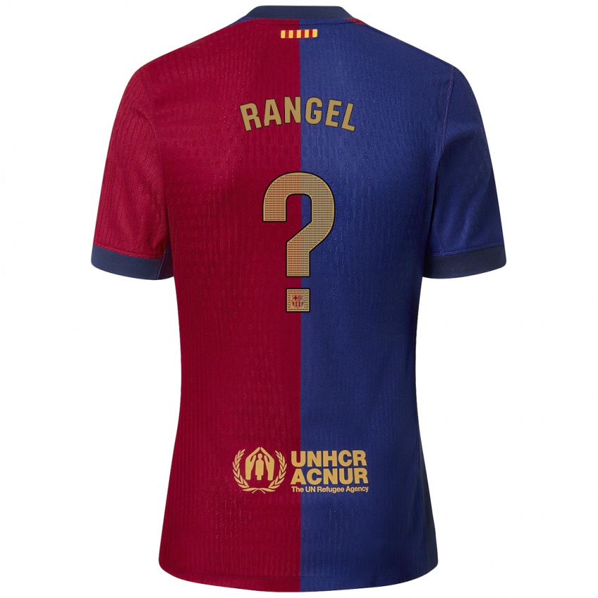 Enfant Maillot Héctor Rangel #0 Bleu Rouge Tenues Domicile 2024/25 T-Shirt Suisse