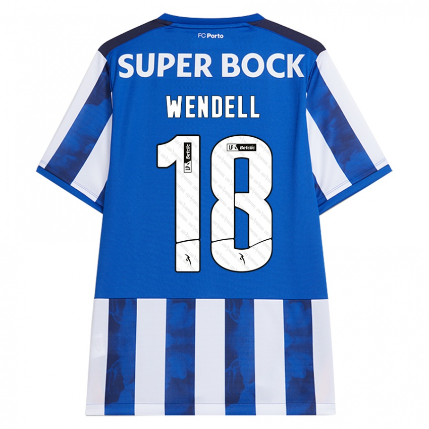 Kinder Wendell #18 Blau Weiß Heimtrikot Trikot 2024/25 T-Shirt Schweiz