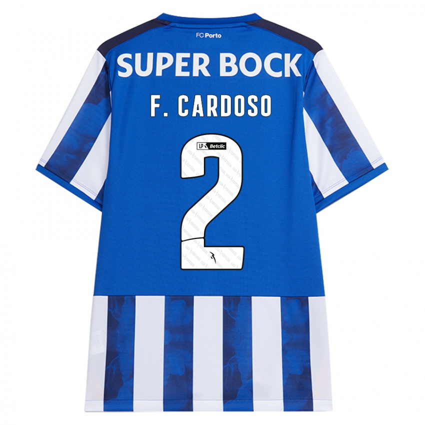 Kinder Fabio Cardoso #2 Blau Weiß Heimtrikot Trikot 2024/25 T-Shirt Schweiz