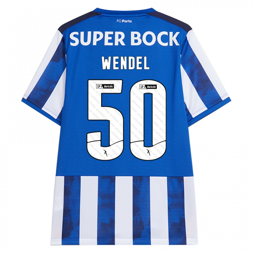 Kinder Wendel #50 Blau Weiß Heimtrikot Trikot 2024/25 T-Shirt Schweiz