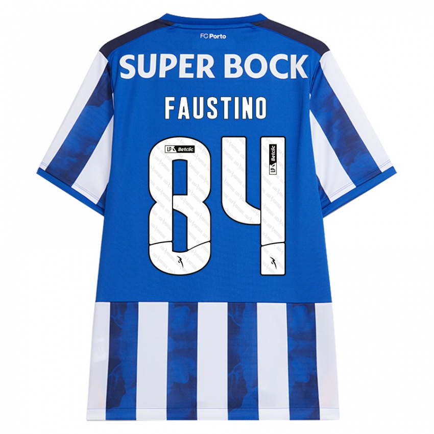 Kinder Levi Faustino #84 Blau Weiß Heimtrikot Trikot 2024/25 T-Shirt Schweiz